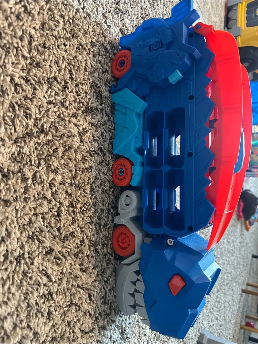Kids dinosaur storage truck Playset for hot wheels